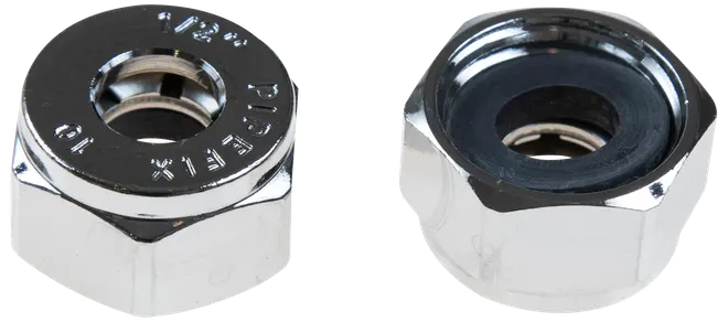 Halvkoppling 1/2\"x10mm 2 st