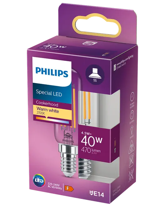 PHILIPS LED-lampa för köksfläkt 5W E14