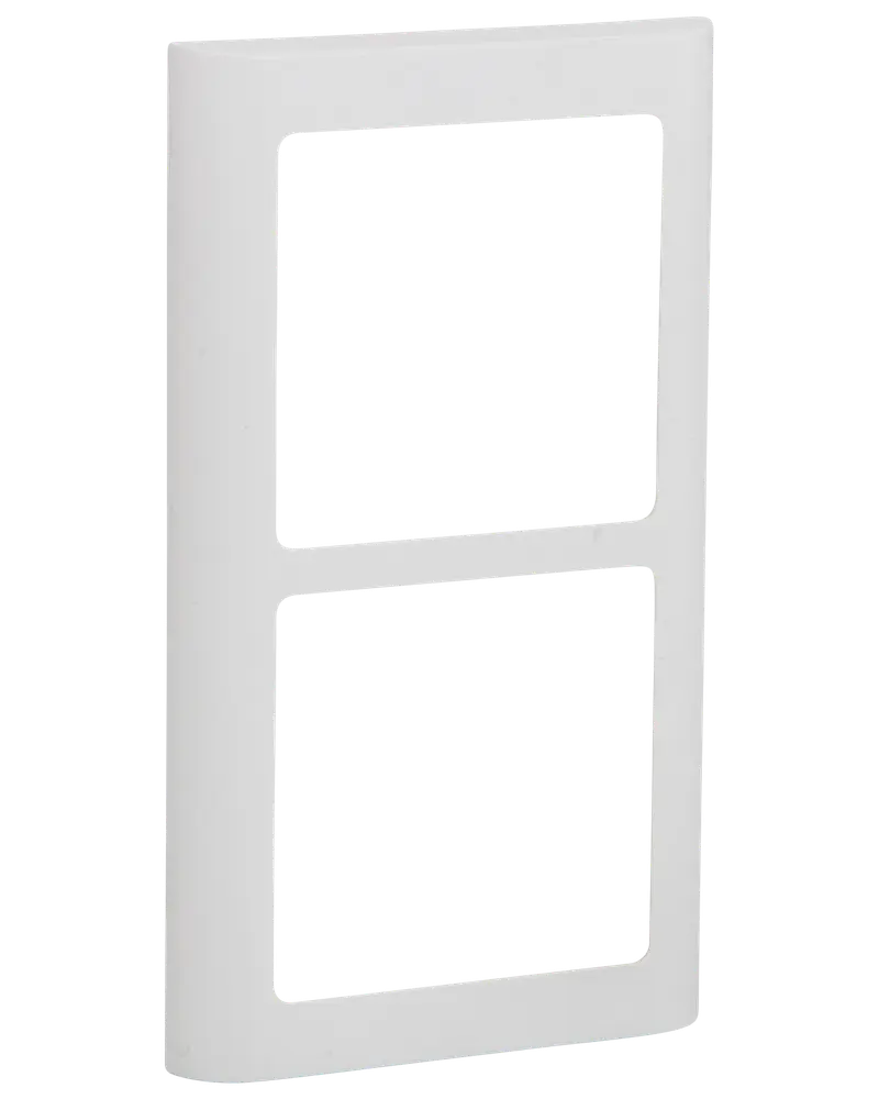 LK FUGA Design ramme SOFT 63 2 x 1 modul - hvid