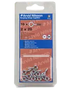 Øjeskrue Ø2 x 20 mm 10-pak