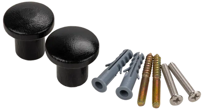 Krok Bambu Ø25 mm - Svart