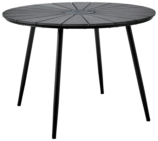 Bord Ø150 cm Nonwood - Sort