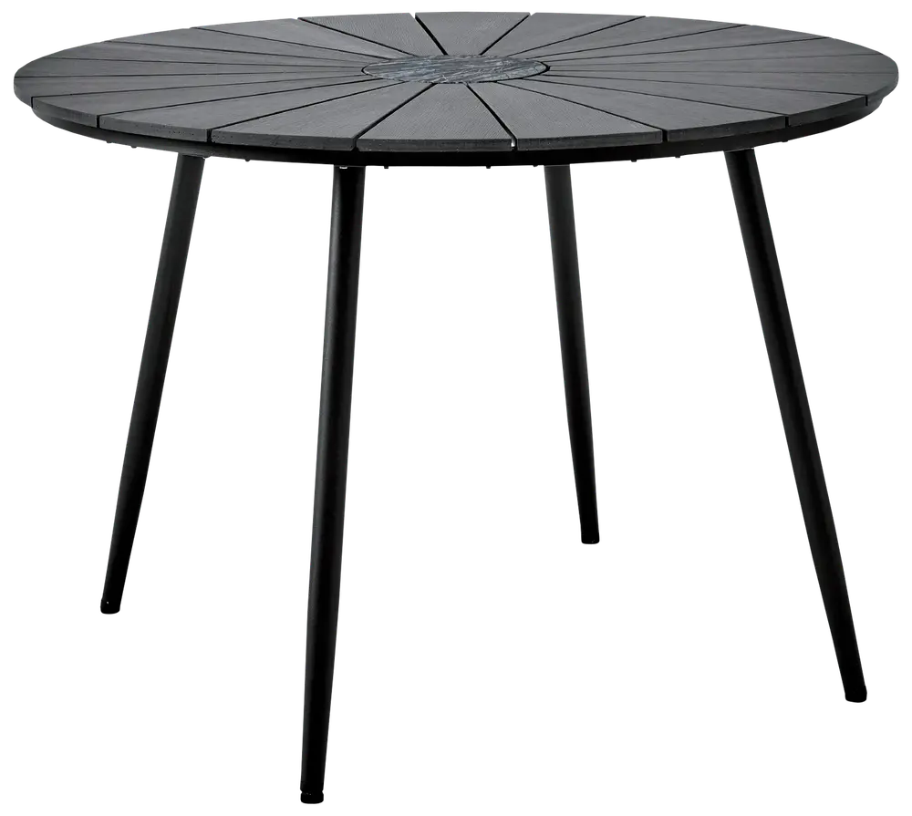 Bord Ø150 cm Nonwood - Sort