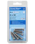 Arvid Nilsson Maskinskrue A4 PH M6 x 30 mm 6-pak