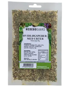Hedebogaard Krydderi - Hvidløgspeber 45 g