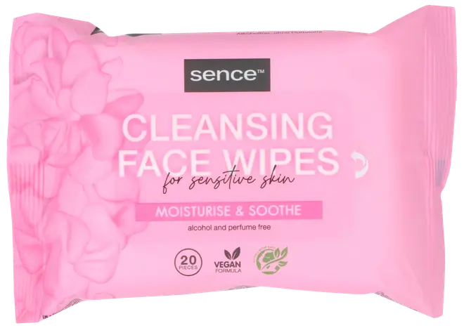 Renseserviet 20-pak til sensitiv hud