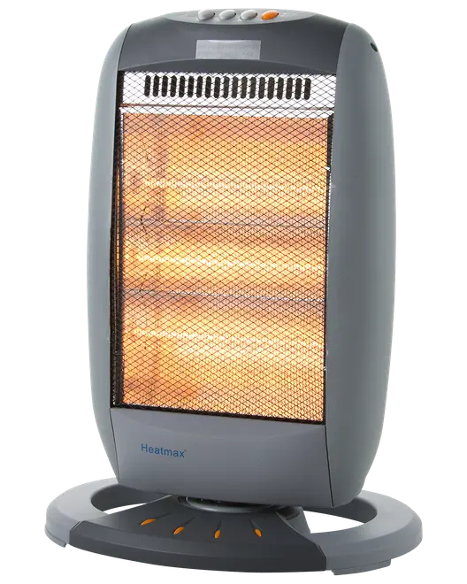 Varmeovn med halogenrør 1200 W