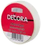 Rulle Decora indendørs malertape, 25 mm bred og 25 meter lang, velegnet til malerarbejde og afdækning. Hvid tape med rød og hvid emballage.
