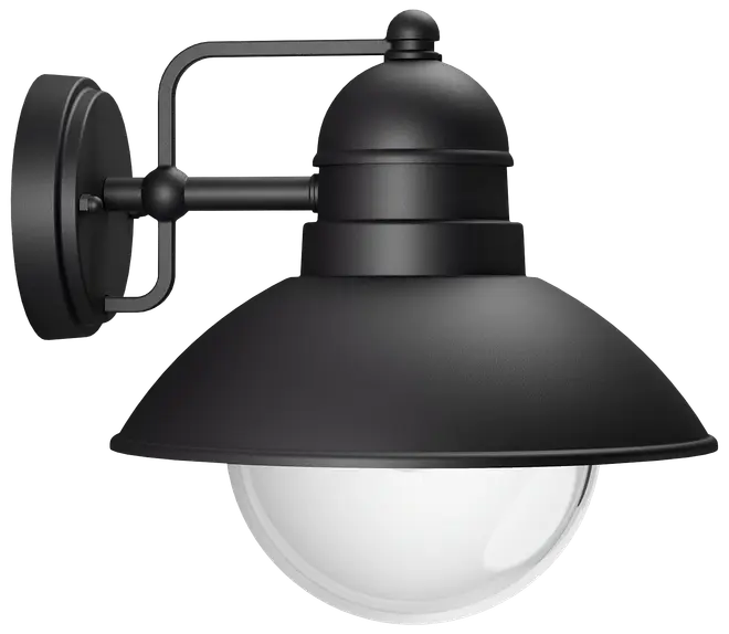 PHILIPS Væglampe Hoverfly E27 - sort