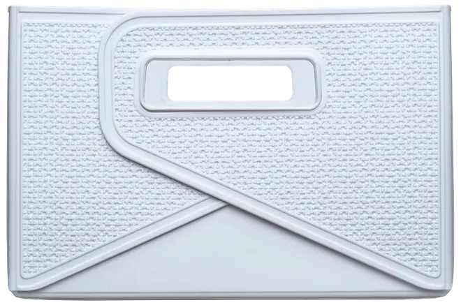 Förvaringskorg vikbar vit