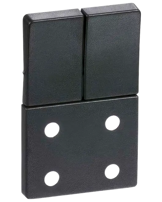 LK FUGA Tangent stikkontakt 1½ dobbelt - koksgrå