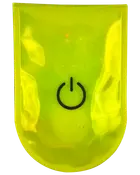 Synlig i mörkret Reflekterande clips med LED