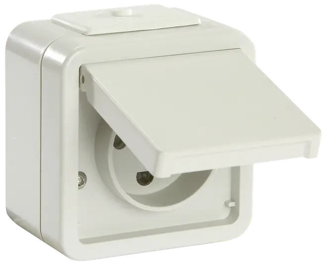 LK OPUS 73 Stikkontakt jord IP44