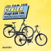 28" Elcykler fra Aurelia, kampagne på fragt til kun 199,-