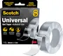 Scotch Universal Gel Tape, dobbeltklæbende, gennemsigtig, stærk, aftagelig, vandafvisende, 30mm x 1,5m rulle, bærer op til 7kg, til montering og generel brug.