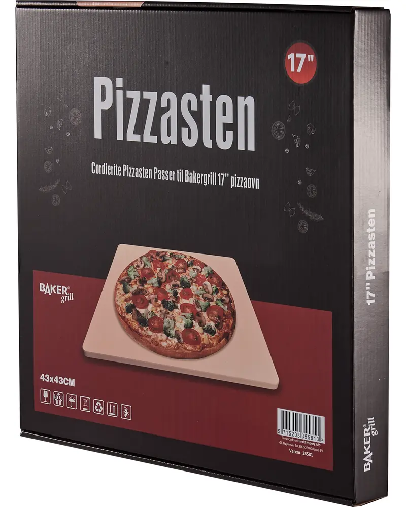 BAKERgrill pizzasten 17"