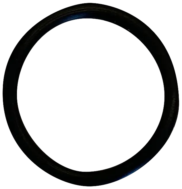 Sort gummi O-ring pakning, cirkulær form, designet til tætning i VVS, bil eller maskineri. Fleksibel, holdbar og modstandsdygtig over for vand, olie og kemikalier.