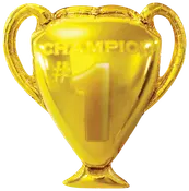 Folieballon 61 cm - Guld pokal