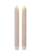 LED-kronelys snoet 2-pak - beige