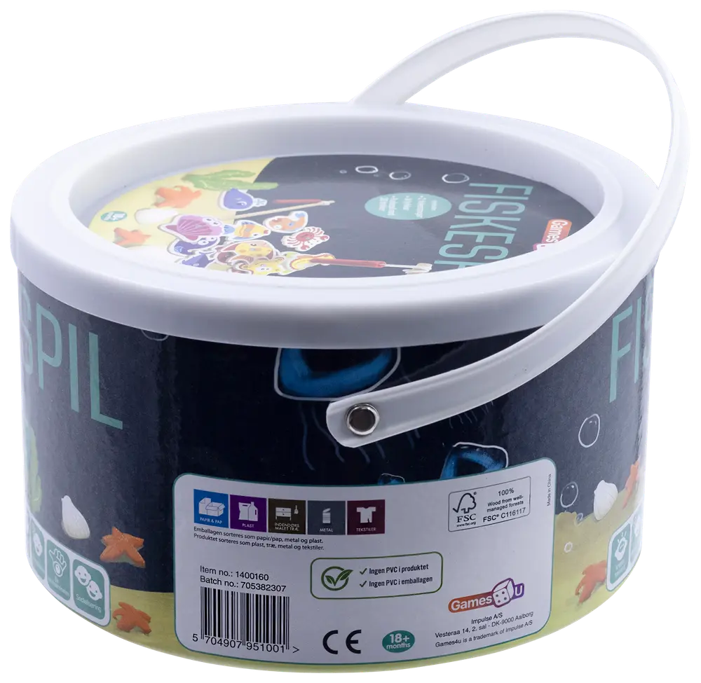 Fiskespel med 2 spön