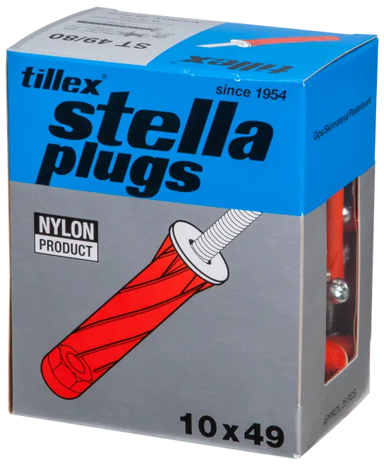 Plugg röd pan 5x80mm pkt 25st