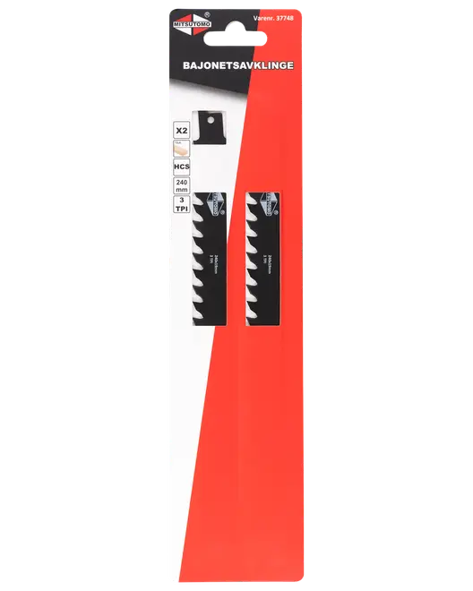 Tigersågblad trä 240 mm 2-pack