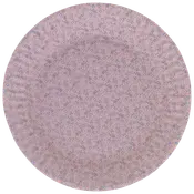 Paptallerken 22 cm 4-pak - Blomsterprint