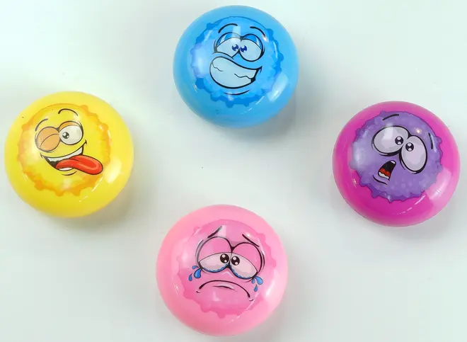 Slemmiga smileys 4 st