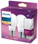 PHILIPS LED-pære 7W E27 A60 2-pak