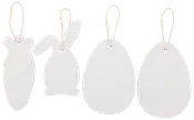 Påsk figurer DYI för upphängning - 4 st