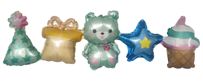 Folieballon Guirlande - Bamse fødselsdag