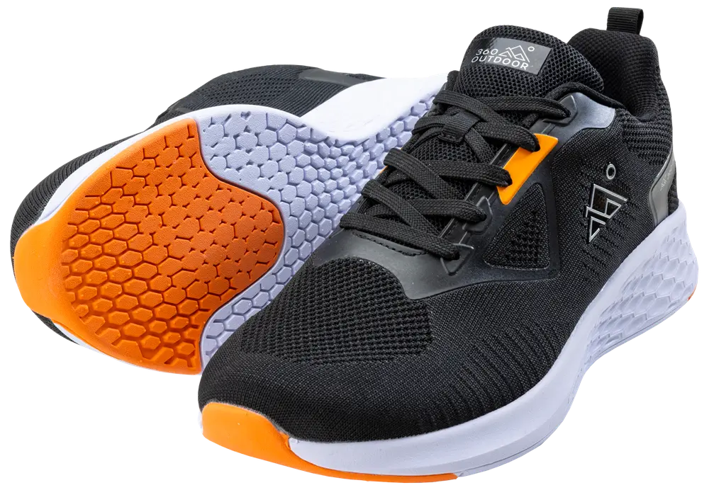 Sneakers svart/orange