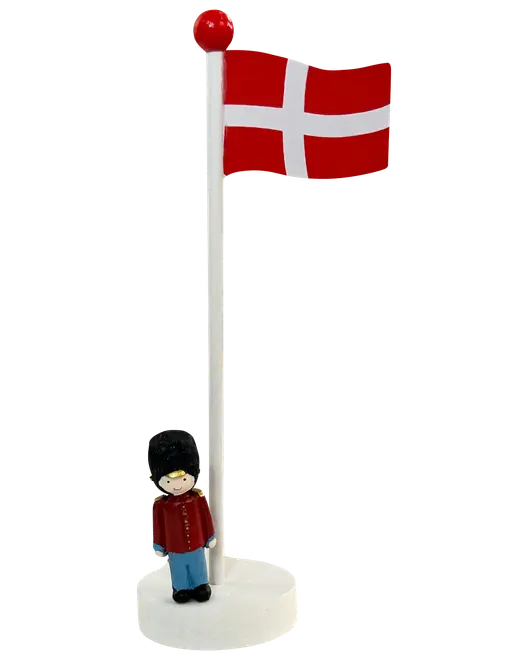 Bordflag med figur
