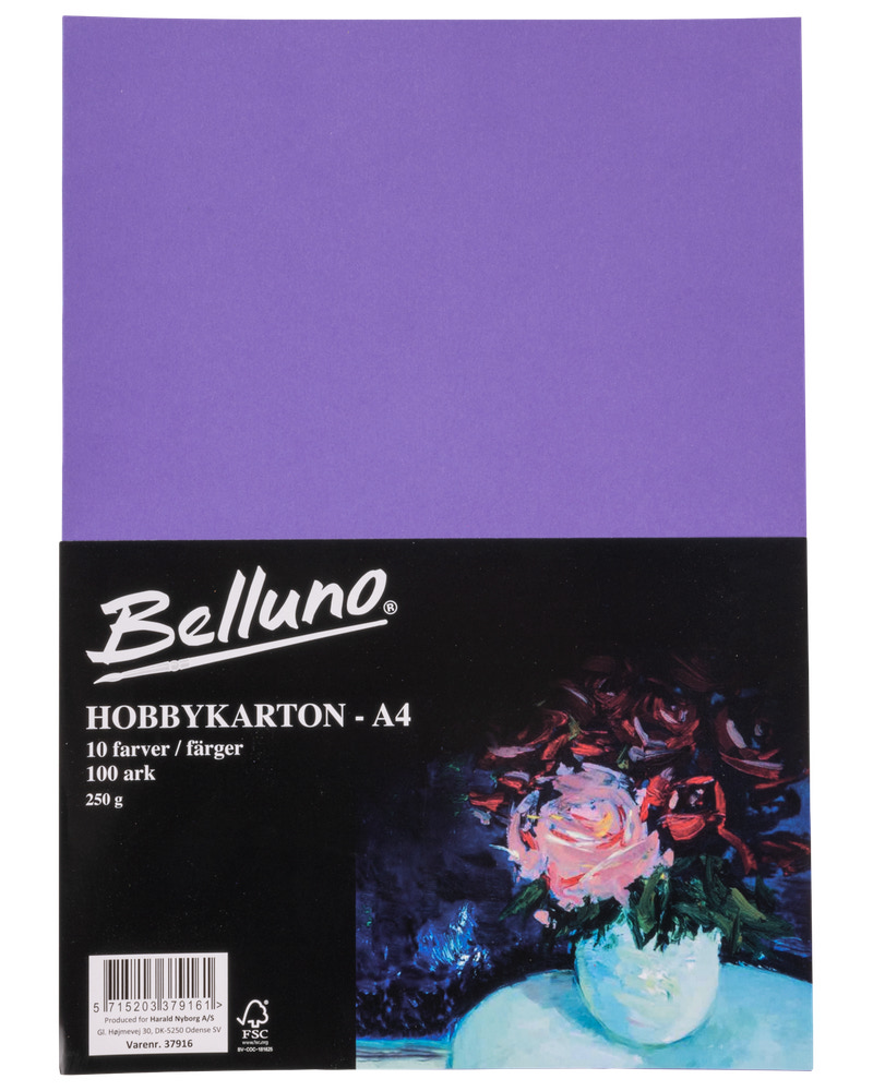 Belluno Hobbykarton original 100 ark - 250 g