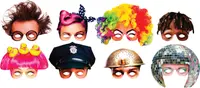 Selfiemasker, 8-pack med olika varianter