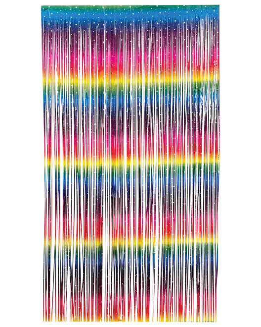 Glitterdraperi - rainbow 