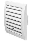 Skydeventil kvadratisk - passer til Ø100 mm