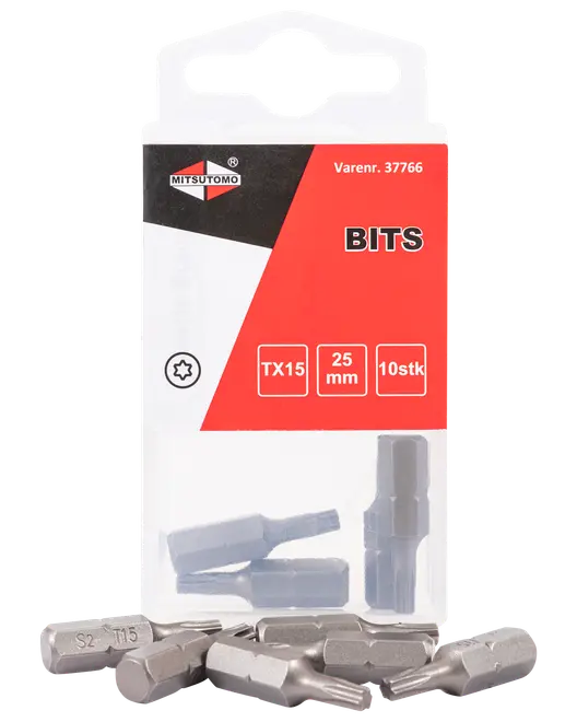 Mitsutomo Bits TX15 25 mm 10-pak