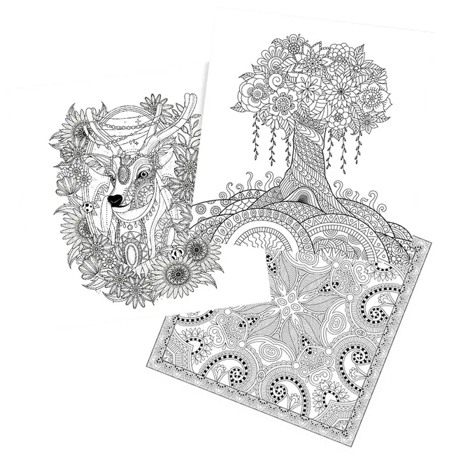 Sense Mindfulness Malebog 30 sider