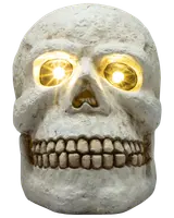 Dödskalle led 26 cm halloween