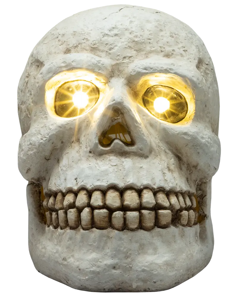 Dödskalle led 26 cm halloween