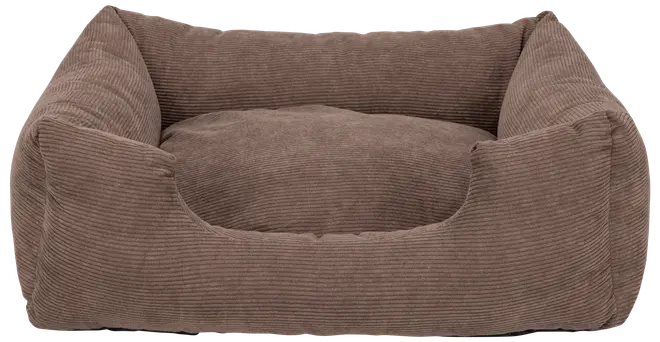 DanPet Hundeseng - brun fløjl