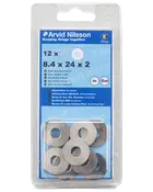 Arvid Nilsson Skærmskive A4 til M8 12-pak