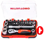 Mitsutomo Topnøglesæt mini i tomme - 25 dele