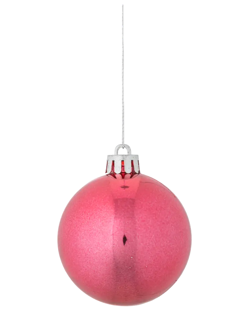  Julgranskulor Ø5 cm 10-pack - Rosa