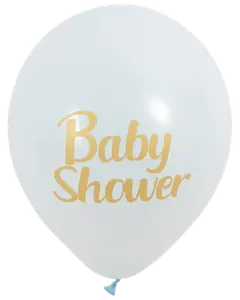 Ballonger baby shower ljusblå 