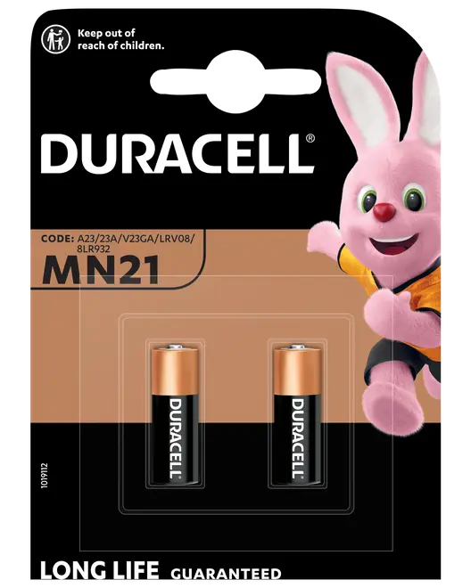 DURACELL Security Batteri MN21 2-pak