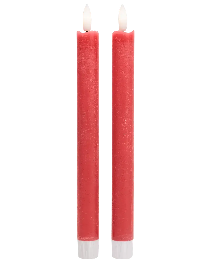LED-stearinljus H.25 cm 2-pack