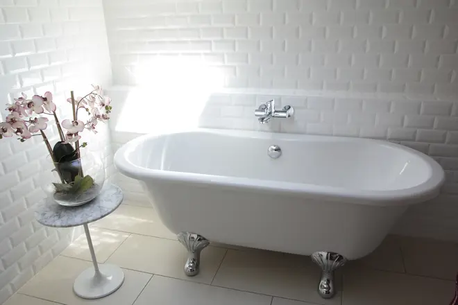 CARLSBAD Kar- og brusearmatur - blank