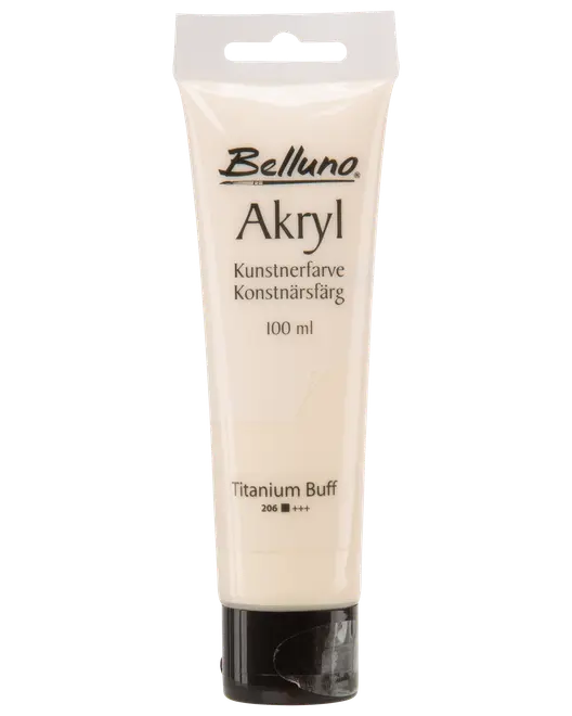 Akrylfarve 100 ml Titanium Buff